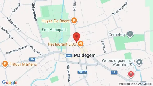 Apartments for rent i Maldegem - kort over placeringen
