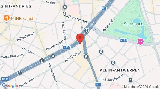 Apartments for rent i Stad Antwerp - kort over placeringen