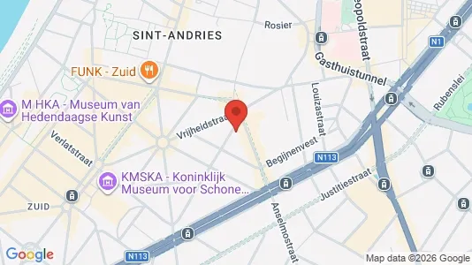 Apartments for rent i Stad Antwerp - kort over placeringen
