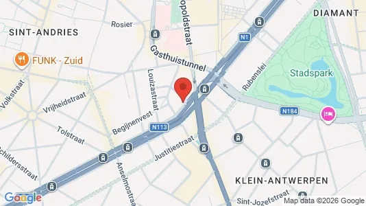 Apartments for rent i Stad Antwerp - kort over placeringen