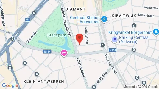 Apartments for rent i Stad Antwerp - kort over placeringen