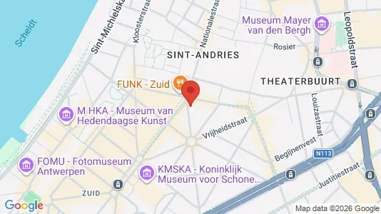 Apartments for rent i Stad Antwerp - kort over placeringen