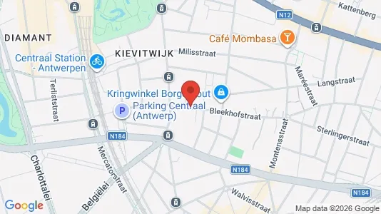 Apartments for rent i Stad Antwerp - kort over placeringen