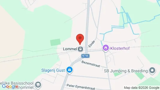 Apartments for rent i Lommel - kort over placeringen