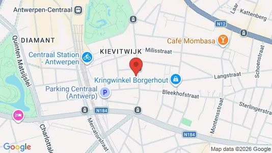 Apartments for rent i Stad Antwerp - kort over placeringen