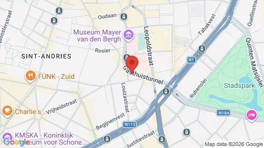 Apartments for rent i Stad Antwerp - kort over placeringen
