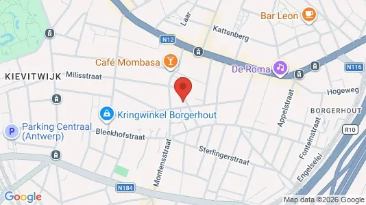 Apartments for rent i Antwerp Borgerhout - kort over placeringen