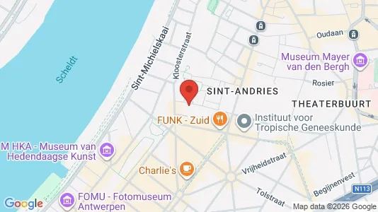 Apartments for rent i Stad Antwerp - kort over placeringen