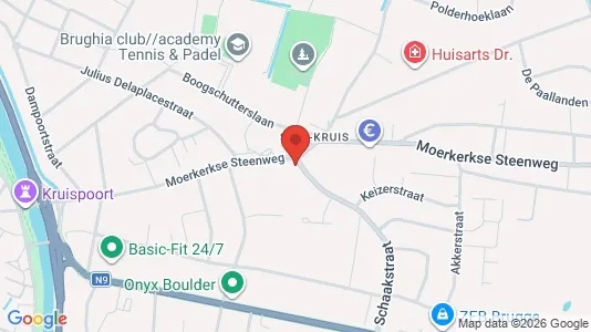 Apartments for rent i Brugge - kort over placeringen