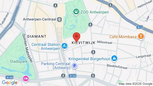 Apartments for rent i Stad Antwerp - kort over placeringen