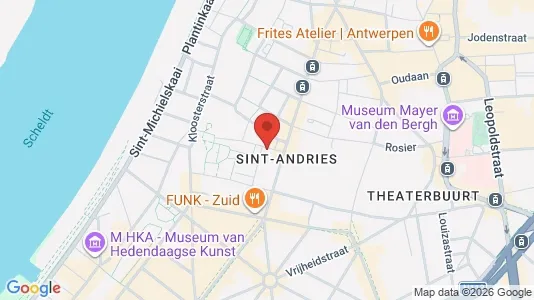 Apartments for rent i Stad Antwerp - kort over placeringen
