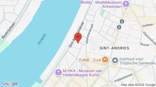 Apartments for rent i Stad Antwerp - kort over placeringen