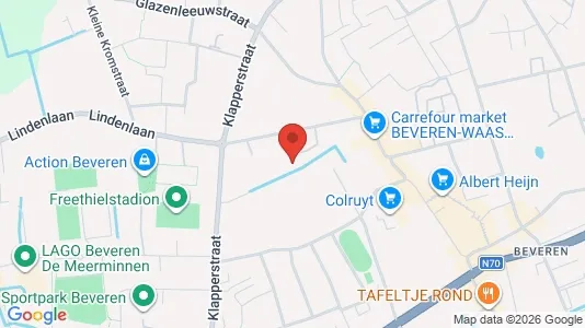 Apartments for rent i Beveren - kort over placeringen