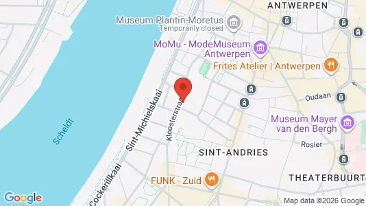 Apartments for rent i Stad Antwerp - kort over placeringen