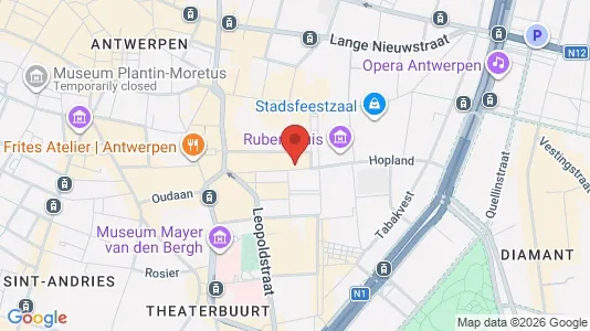 Apartments for rent i Stad Antwerp - kort over placeringen