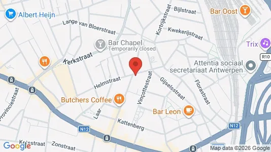 Apartments for rent i Antwerp Borgerhout - kort over placeringen
