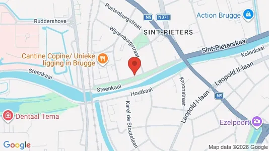 Apartments for rent i Brugge - kort over placeringen