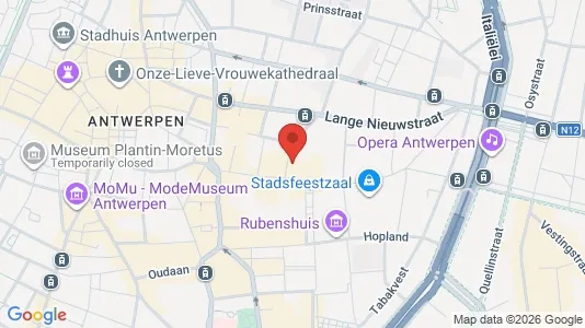 Apartments for rent i Stad Antwerp - kort over placeringen