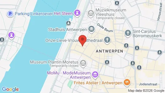 Apartments for rent i Stad Antwerp - kort over placeringen