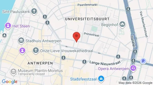 Apartments for rent i Stad Antwerp - kort over placeringen