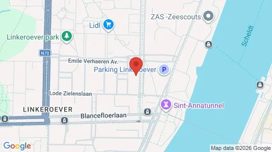 Apartments for rent i Stad Antwerp - kort over placeringen