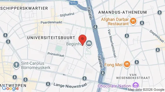 Apartments for rent i Stad Antwerp - kort over placeringen