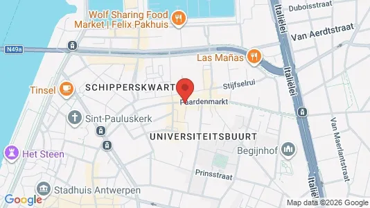 Apartments for rent i Stad Antwerp - kort over placeringen