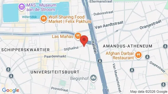 Apartments for rent i Stad Antwerp - kort over placeringen