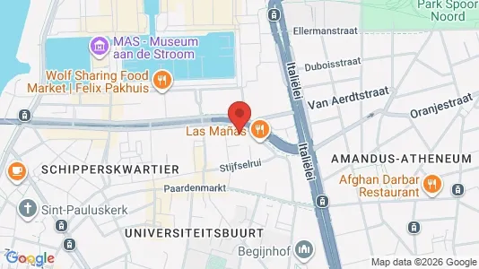 Apartments for rent i Stad Antwerp - kort over placeringen