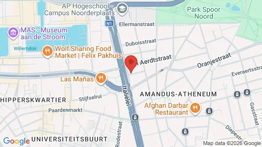 Apartments for rent i Stad Antwerp - kort over placeringen