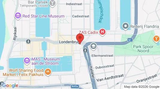 Apartments for rent i Stad Antwerp - kort over placeringen