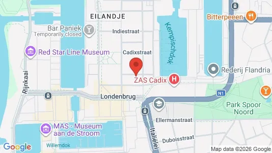 Apartments for rent i Stad Antwerp - kort over placeringen