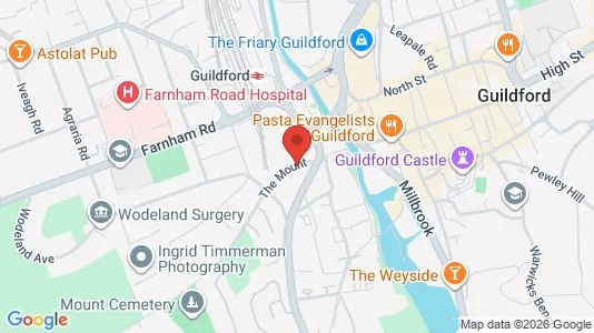 Apartments for rent i Guildford - Surrey - kort over placeringen