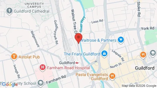 Apartments for rent i Guildford - Surrey - kort over placeringen