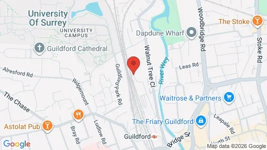 Apartments for rent i Guildford - Surrey - kort over placeringen