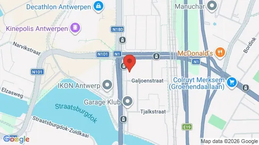 Apartments for rent i Stad Antwerp - kort over placeringen