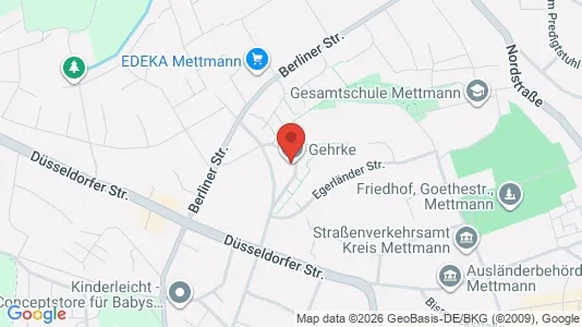 Apartments for rent i Mettmann - kort over placeringen