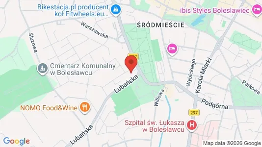 Apartments for rent i Bolesławiecki - kort over placeringen