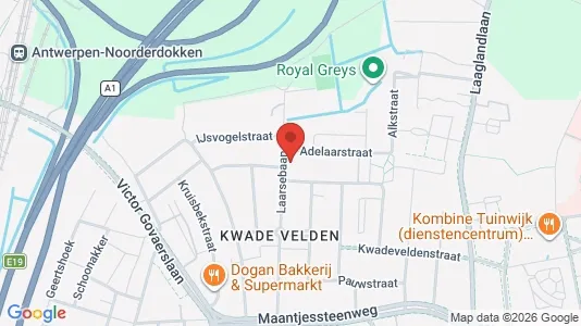 Apartments for rent i Antwerp Merksem - kort over placeringen