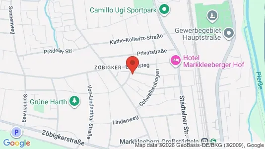 Apartments for rent i Leipzig - kort over placeringen