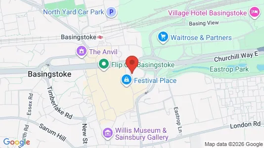 Apartments for rent i Basingstoke - Hampshire - kort over placeringen