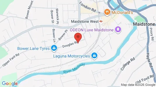 Apartments for rent i Maidstone - Kent - kort over placeringen
