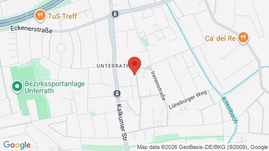 Apartments for rent i Dusseldorf - kort over placeringen