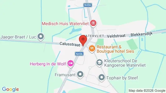 Apartments for rent i Sint-Laureins - kort over placeringen