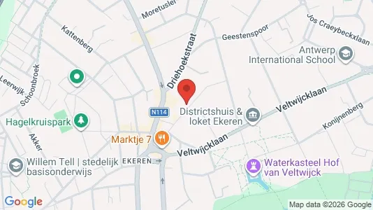 Apartments for rent i Antwerp Ekeren - kort over placeringen