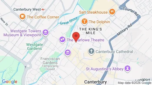 Apartments for rent i Canterbury - Kent - kort over placeringen