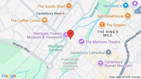 Apartments for rent i Canterbury - Kent - kort over placeringen