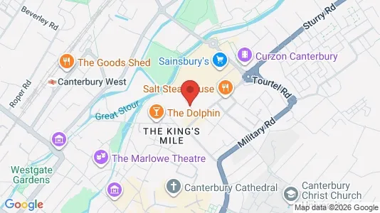 Apartments for rent i Canterbury - Kent - kort over placeringen