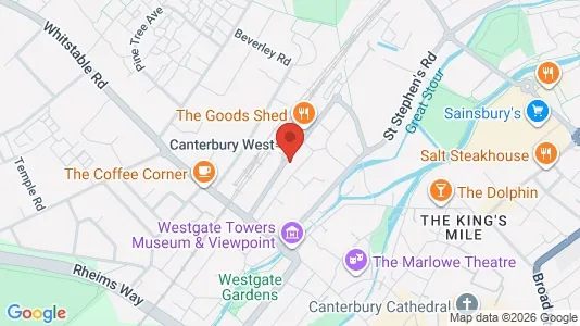 Apartments for rent i Canterbury - Kent - kort over placeringen