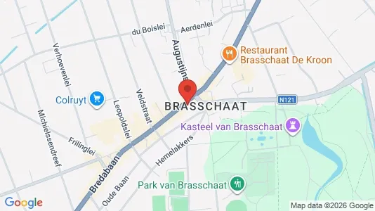 Apartments for rent i Brasschaat - kort over placeringen